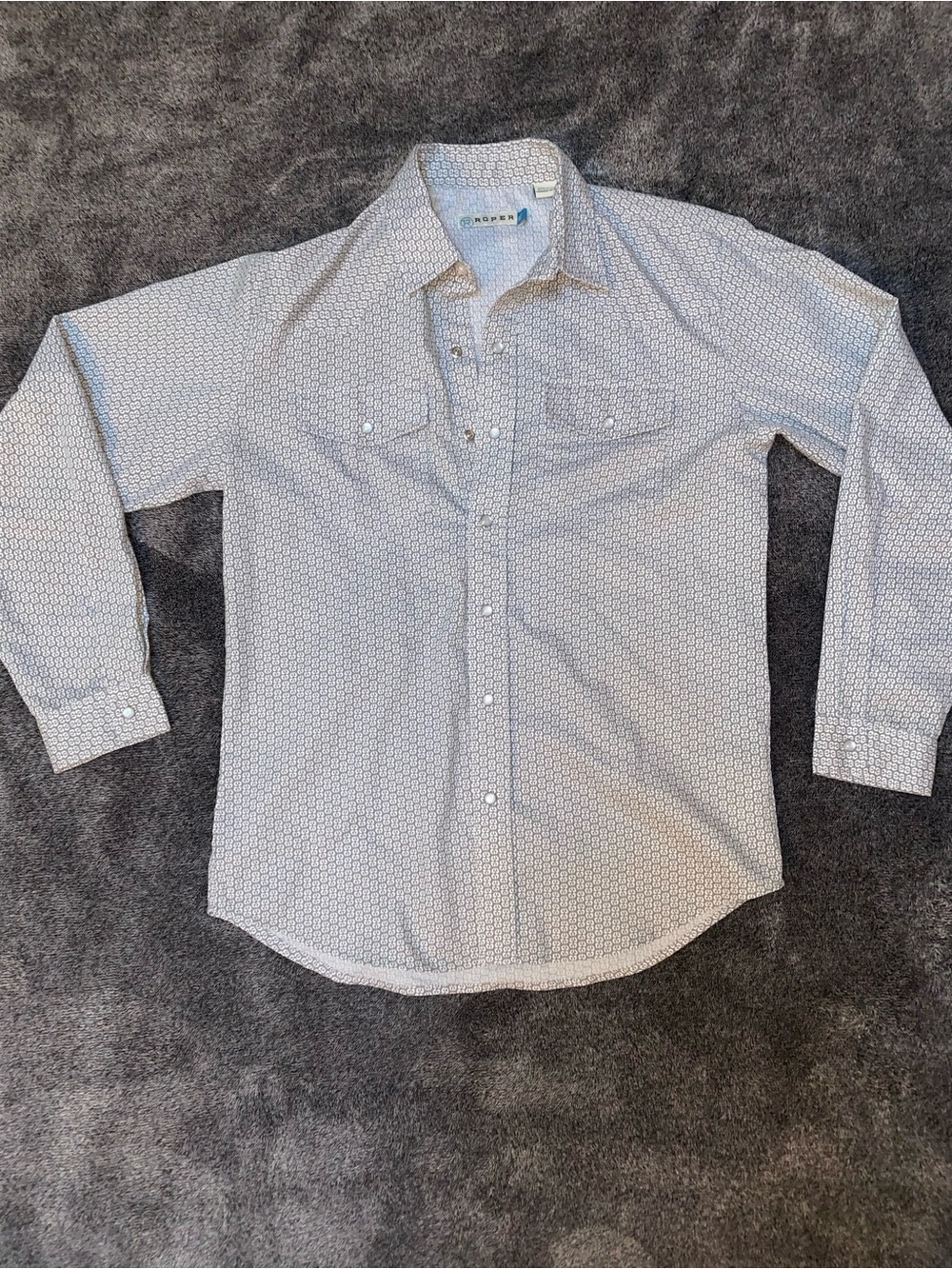 Roper Men's Pearl Snap Western Shirt XL